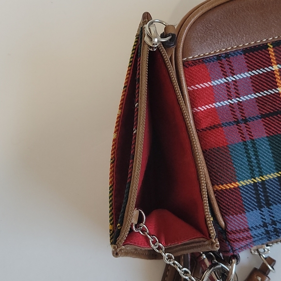 Coach Vintage Tartan Plaid 100% Wool Purse - Picture 12 of 12